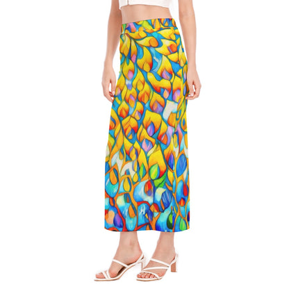 “Prism”  Women's Side Slit Skirt