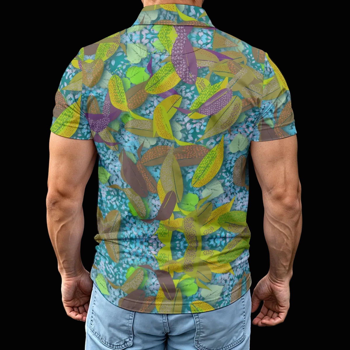 “Leaf Fall”  Men's Polo Shirt