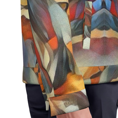 “Outback Hues”  Unisex Lapel Jacket | 245GSM Cotton
