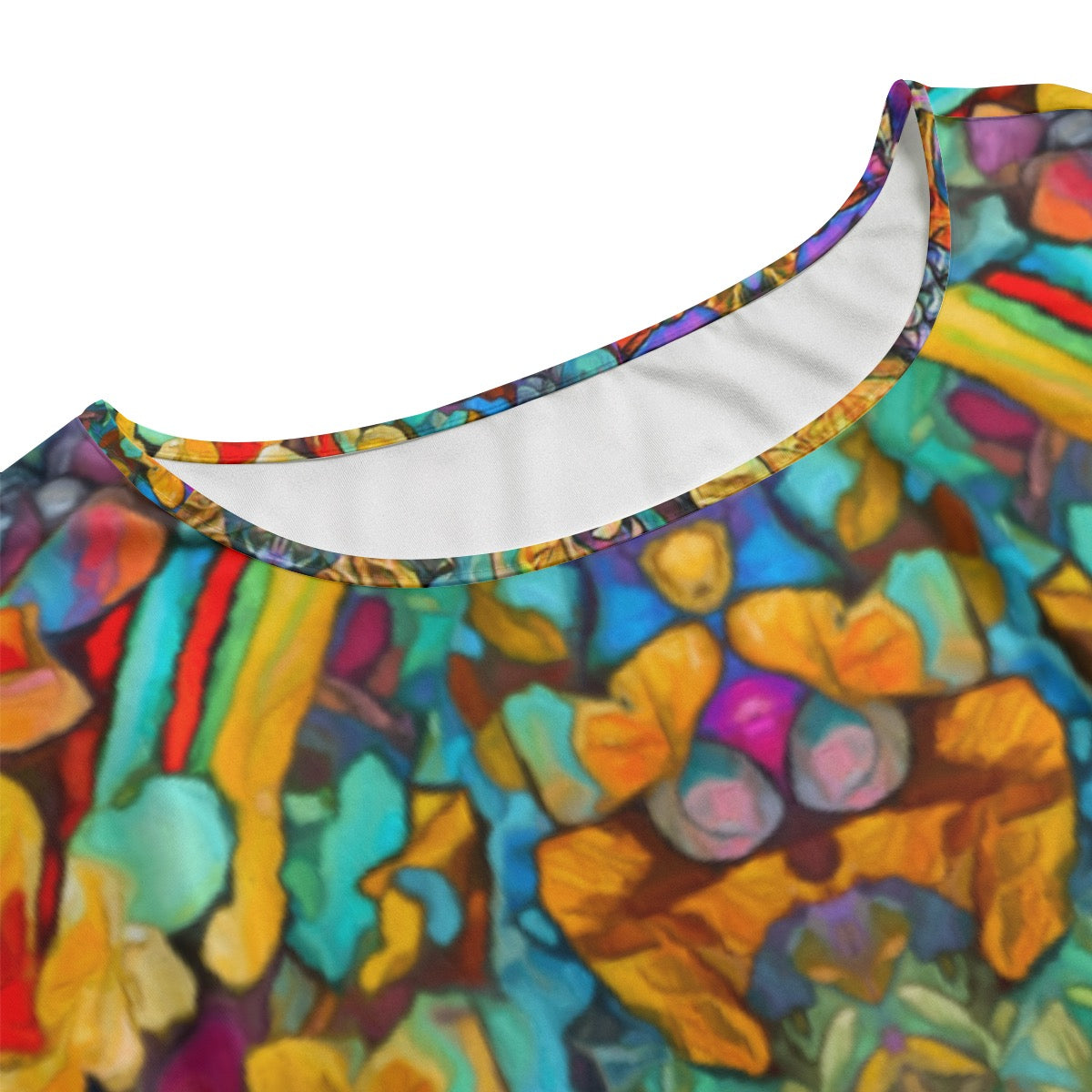 “Chromatic Dream” Women's Long Dress With Pocket