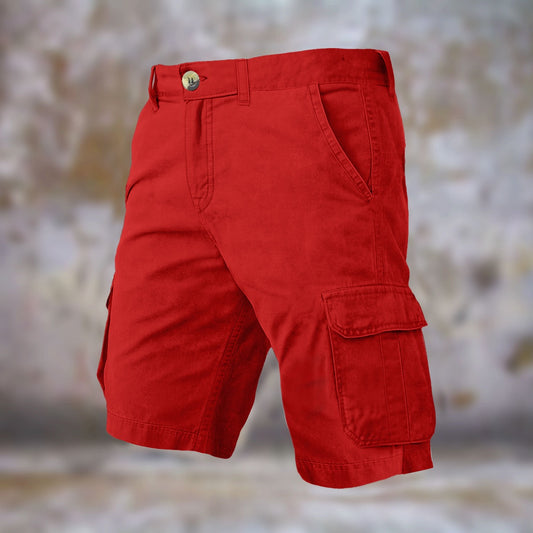“Crimson”  Men's Cargo Shorts