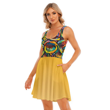 “Spectrum” Women's Tank Vest Dress