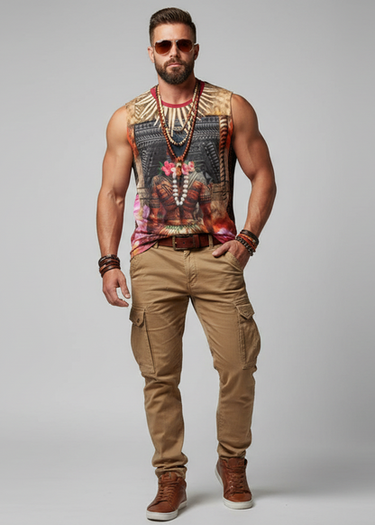 “Toa” Men's O-neck Tank Top