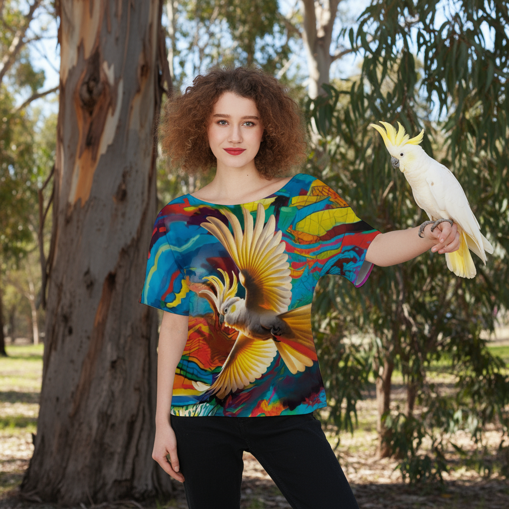 “Sulphur Crested Soaring” Women's T-Shirts