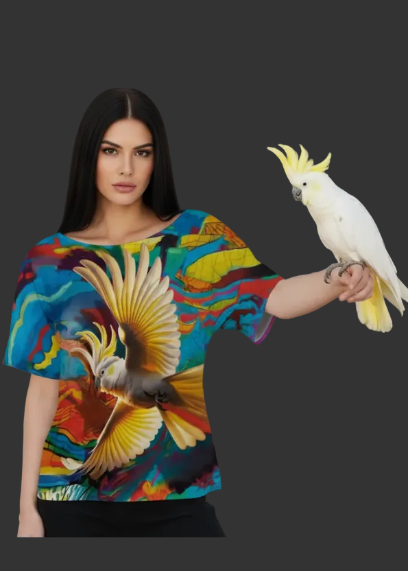 “Sulphur Crested Soaring” Women's T-Shirts
