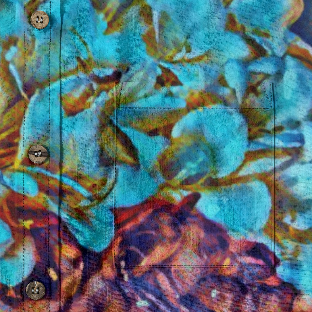 “Blue Clivea” Men's Breathable Cotton Shirt|125GSM