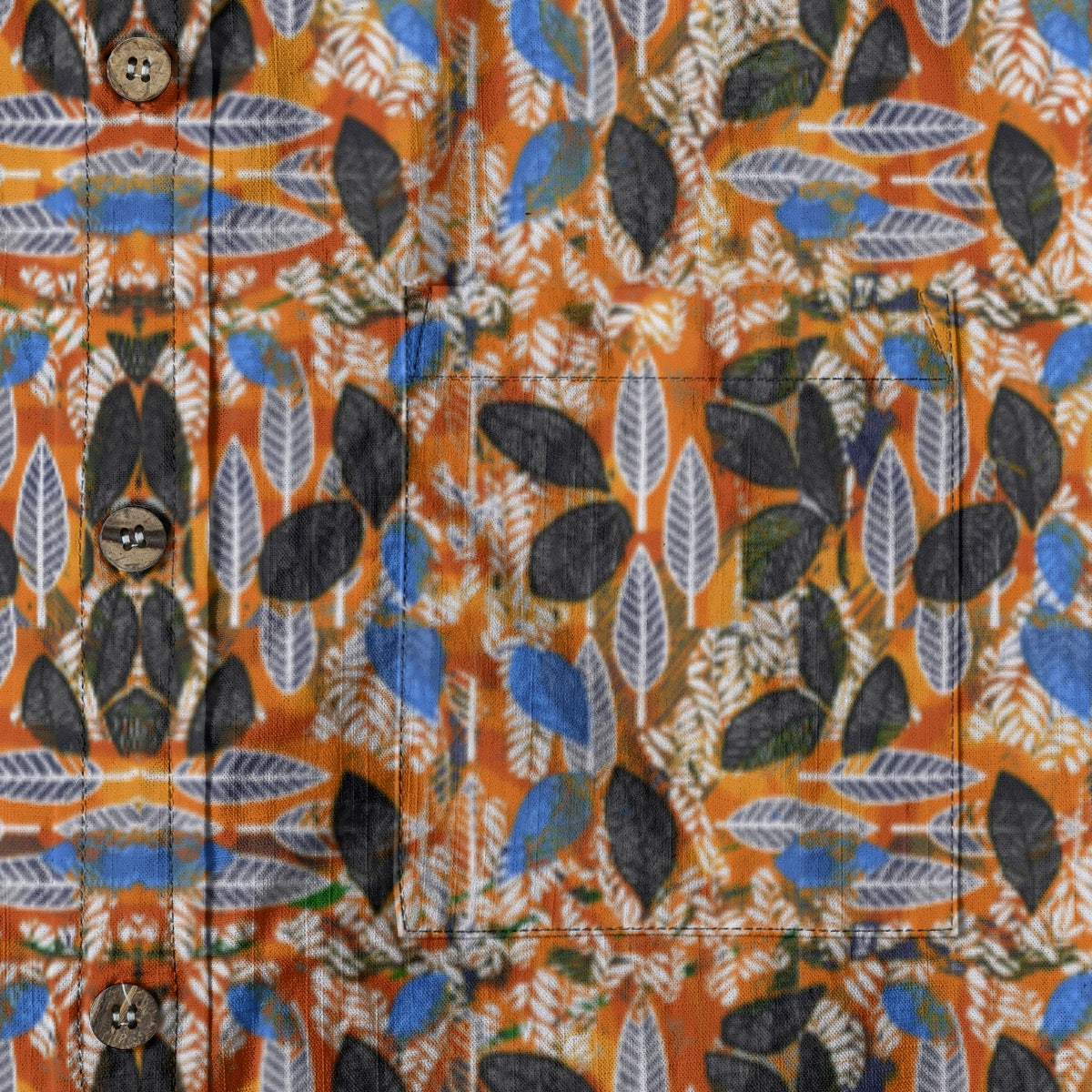 “Bohemian Canopy” Men's Breathable Cotton Shirt|125GSM