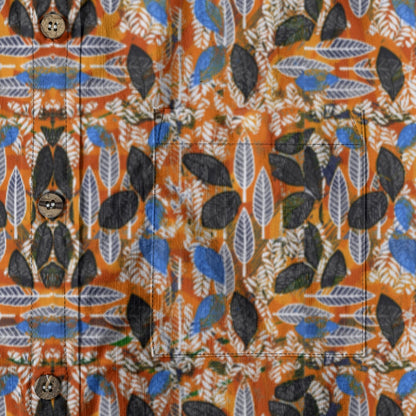 “Bohemian Canopy” Men's Breathable Cotton Shirt|125GSM