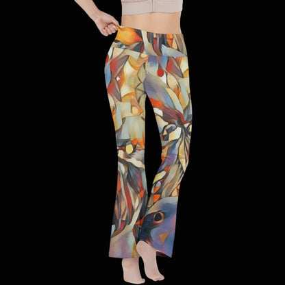 “Outback Hues “ Women's Reversible High-Waisted Yoga Pants