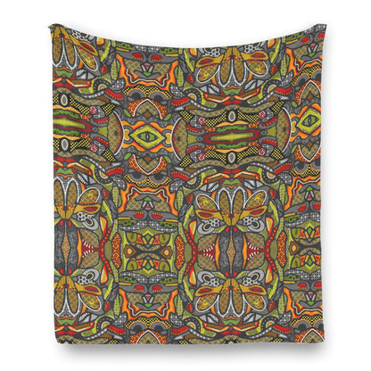 “ Zedomina” Single-Side Printing Flannel Blanket