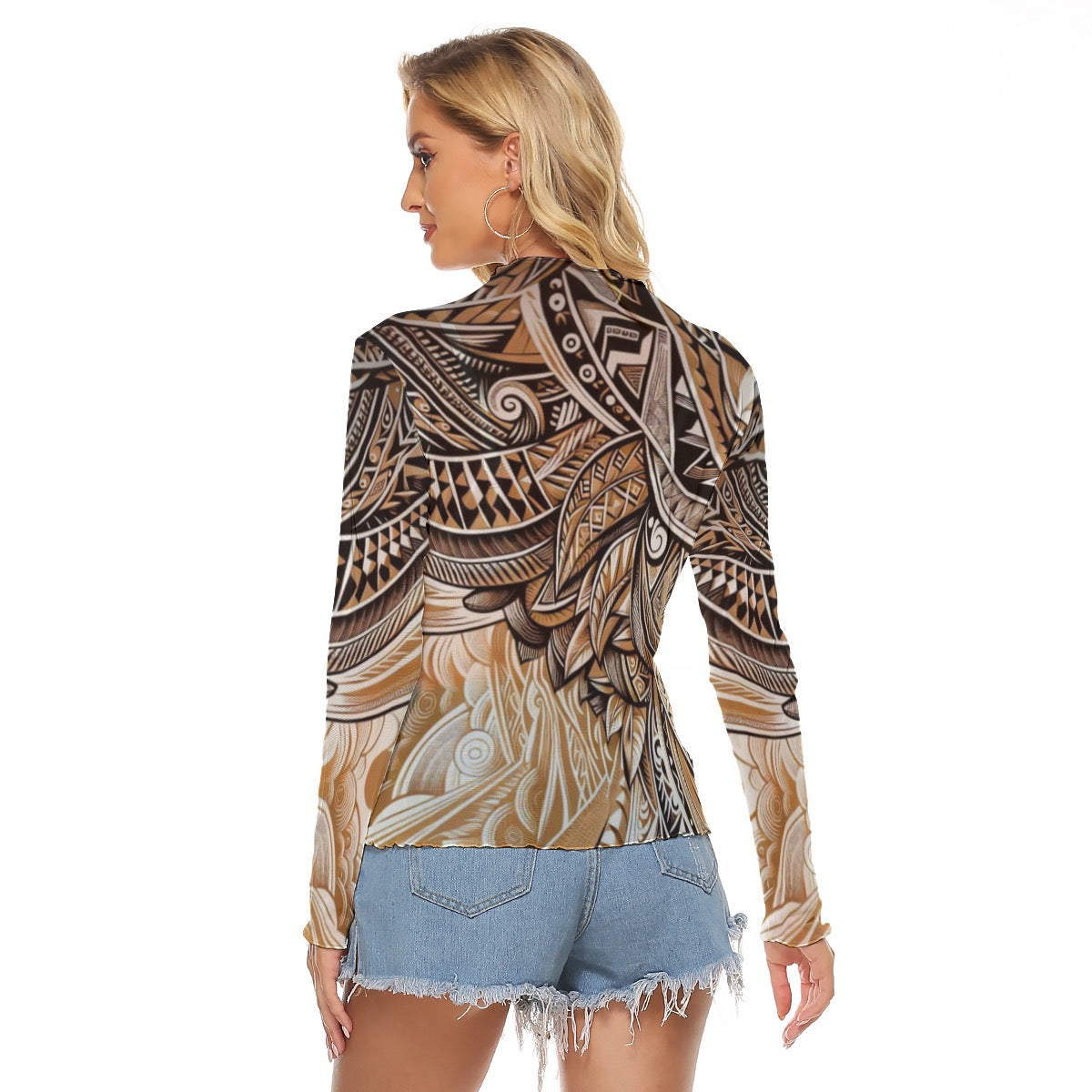 “Earthen Echoes” Mesh T-shirt