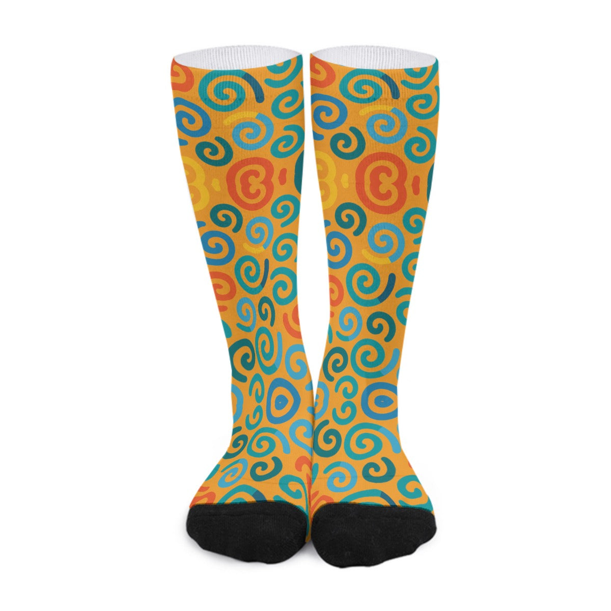 “Spiralling” Unisex Long Socks