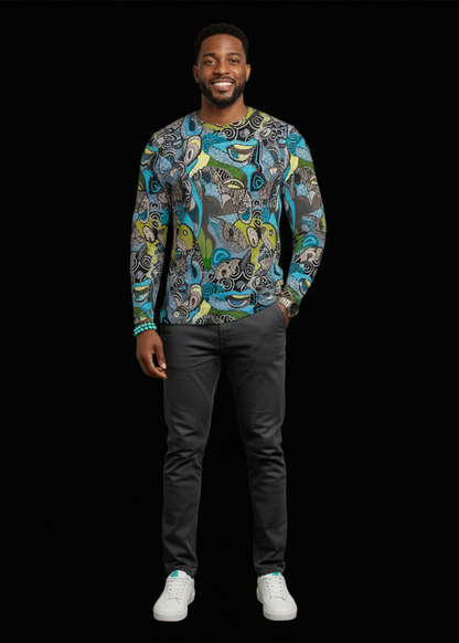 “Xander” Men's Long Sleeve T-Shirt