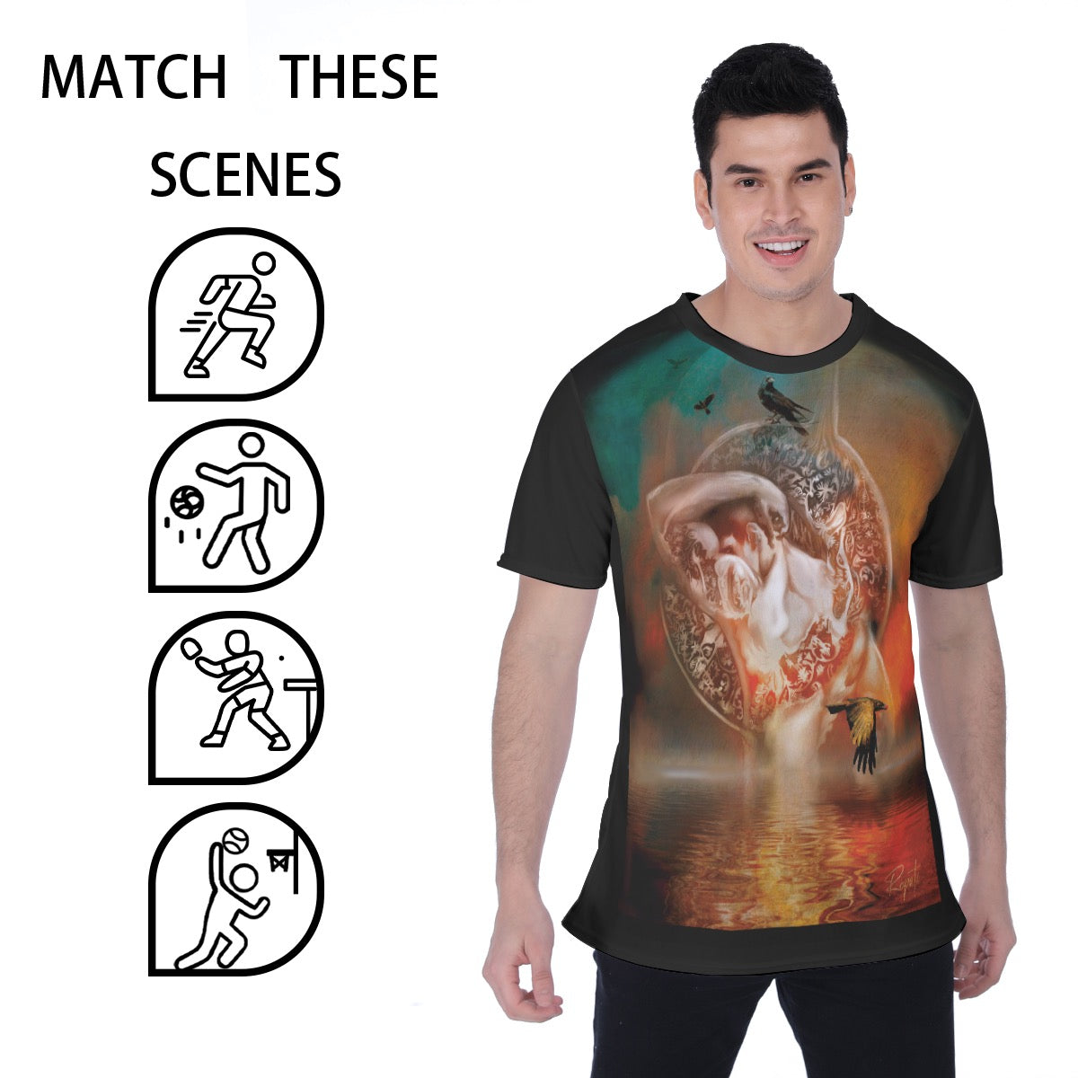 “Atlas” Men's T-shirt | Birdseye