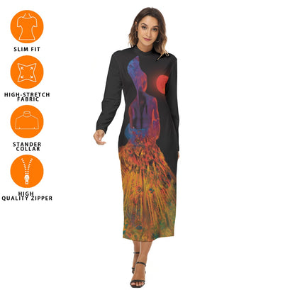“Blood Moon” Women's Hip Dress