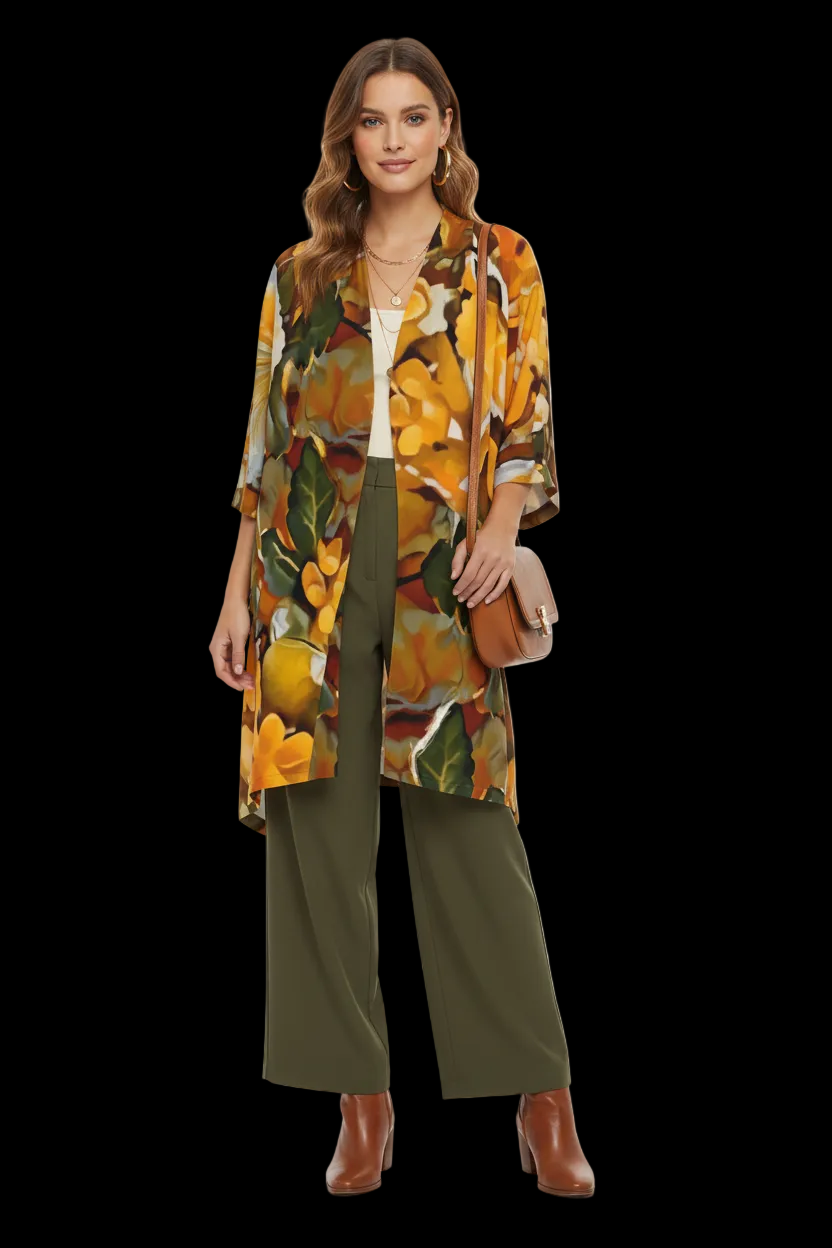 “Solara” Women's Cardigan With Long Sleeve