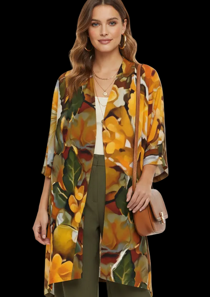 “Solara” Women's Cardigan With Long Sleeve