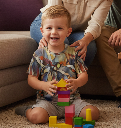 “Outback Hues” Children's Round Neck T-Shirt|145GSM Birdseye