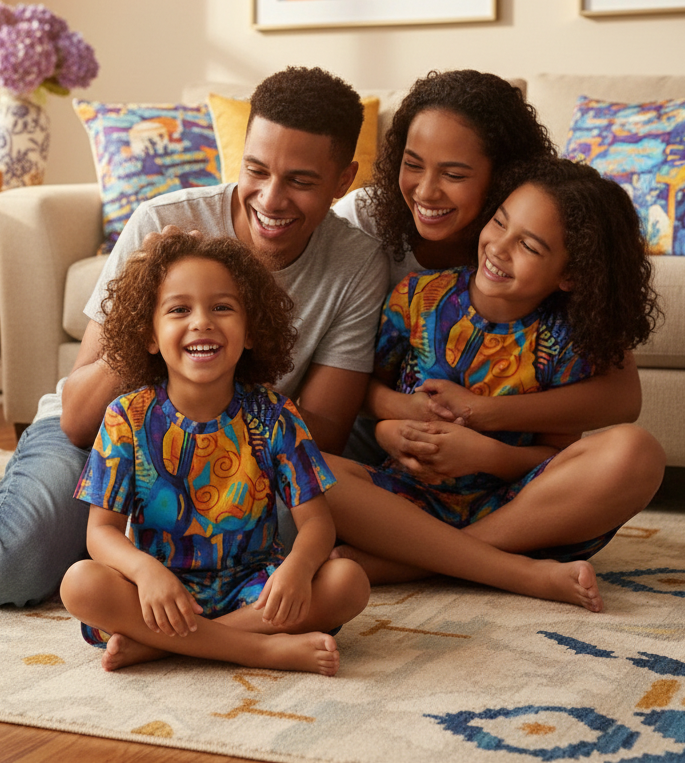 “Oceanic” Children's Round Neck T-Shirt|145GSM Birdseye