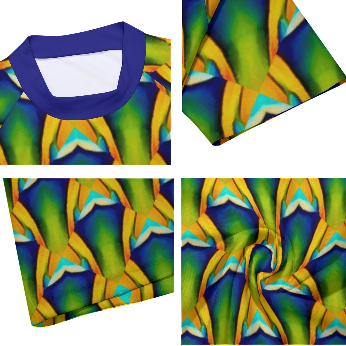 “Emerald Tide” Men's Tight Surf Clothing With Half Sleeves