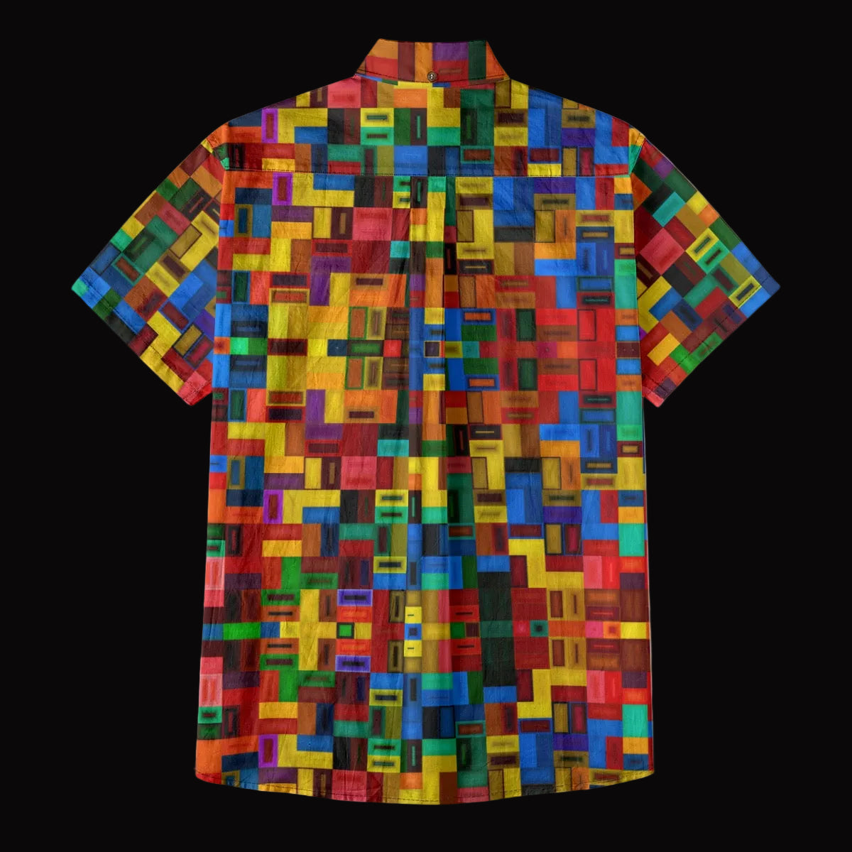 “Blocked” Men's Breathable Cotton Shirt|125GSM