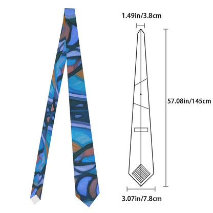 “Tangled Cobalt” Necktie