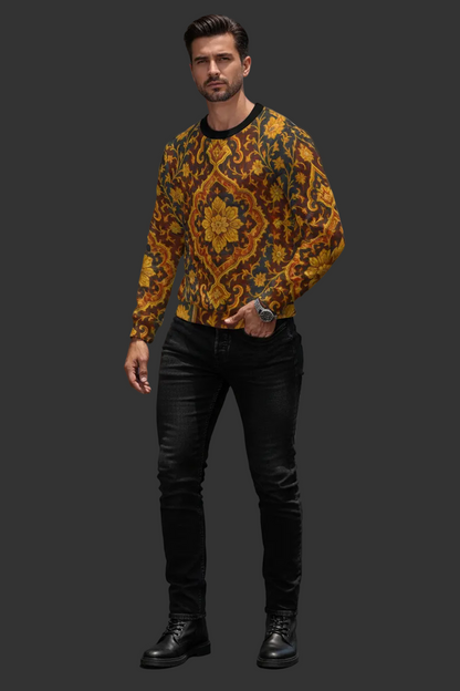 “Persia”  Men's Heavy Fleece Sweatshirt