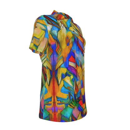 “Colour Block” Women's UV Protection POLO Shirt