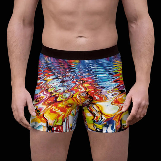 “River Rocks” Men's Stretch Boxer Briefs