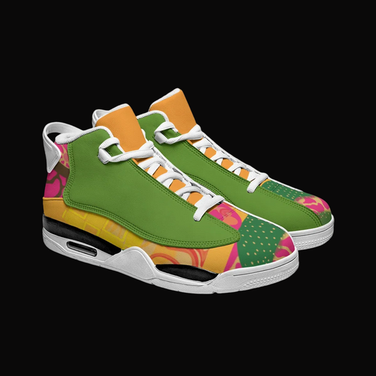 “Neo-Retro” Shock Absorption and Non-Slip Basketball Shoes