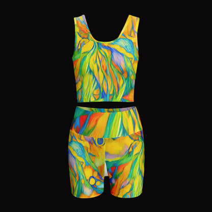 “Iridescence” Women's Yoga Set