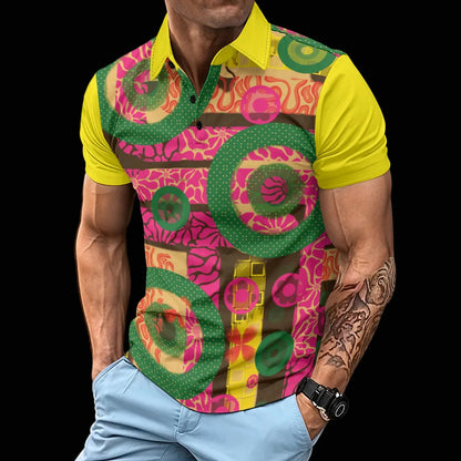 “Neo-Retro” Men's Polo Shirt