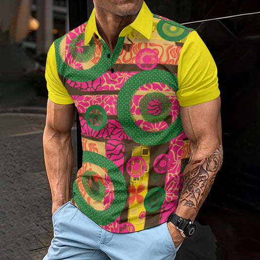 “Neo-Retro” Men's Polo Shirt