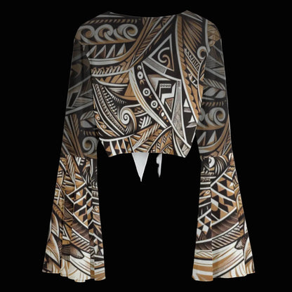 “Earthen Echoes” Women's Blouse