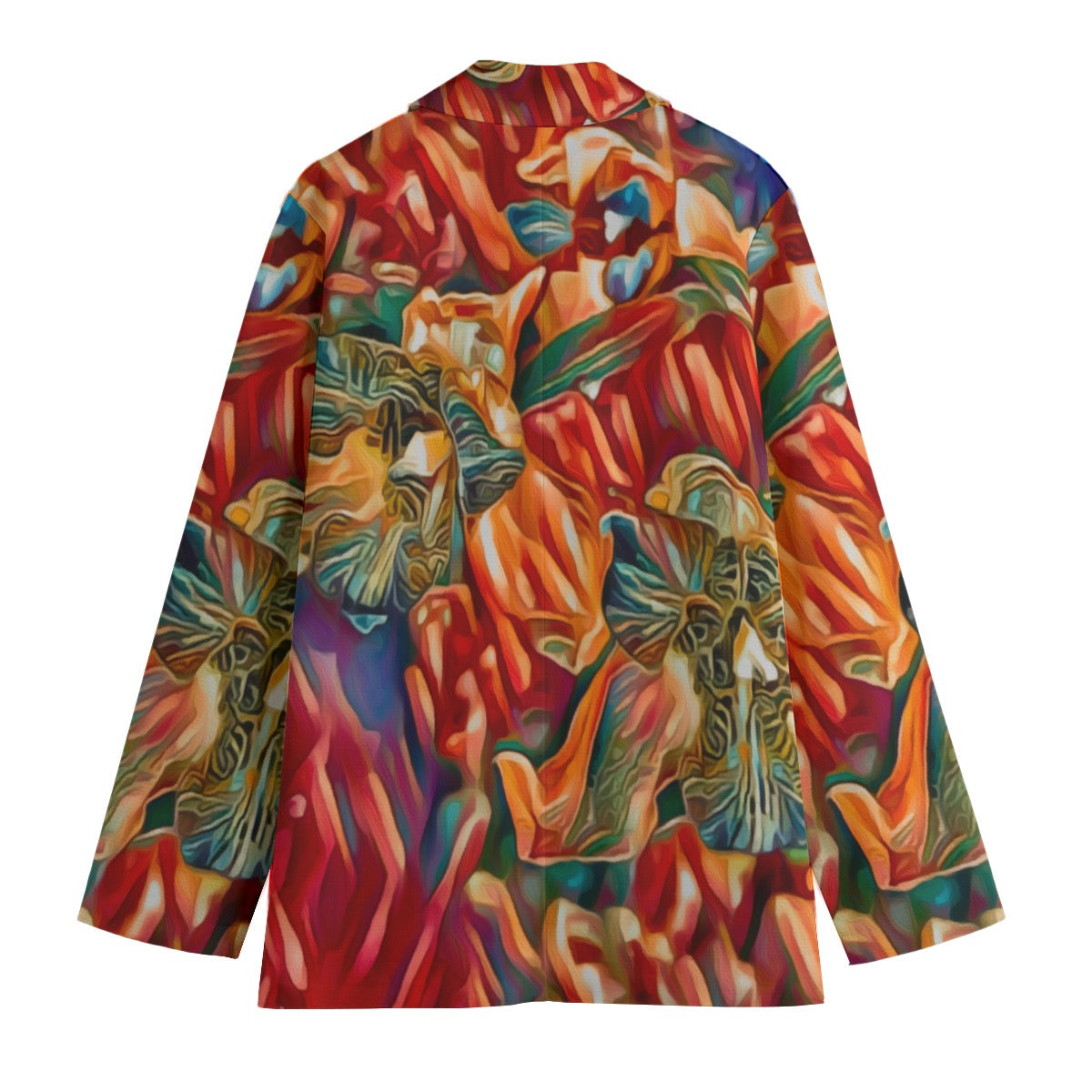 All-Over Print Women's Leisure Blazer | 245GSM Cotton