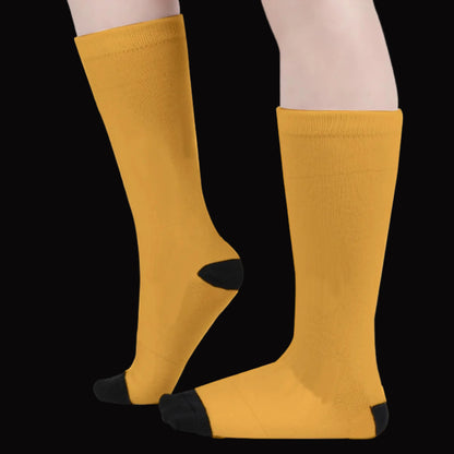 “Sunshine Yellow” Unisex Long Socks