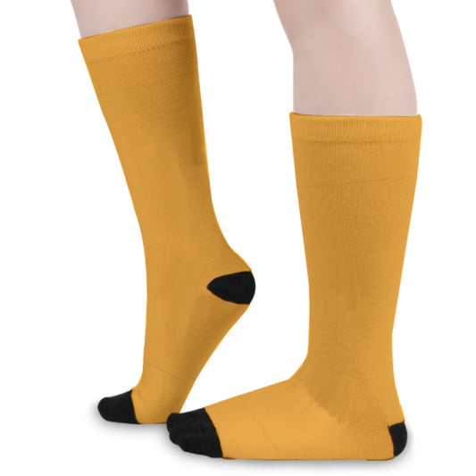 “Sunshine Yellow” Unisex Long Socks