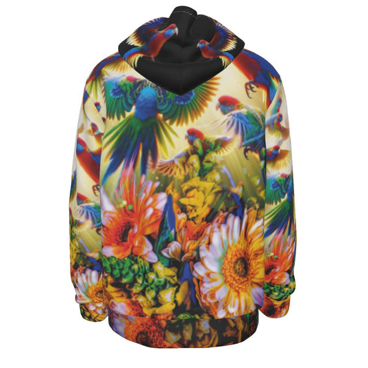 “Rosella Rising” Men's Pullover Hoodie