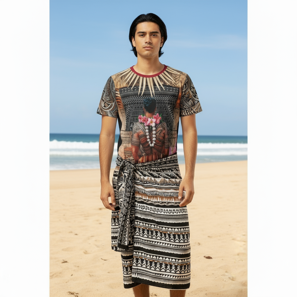 “Toa” Men's O-Neck T-Shirt