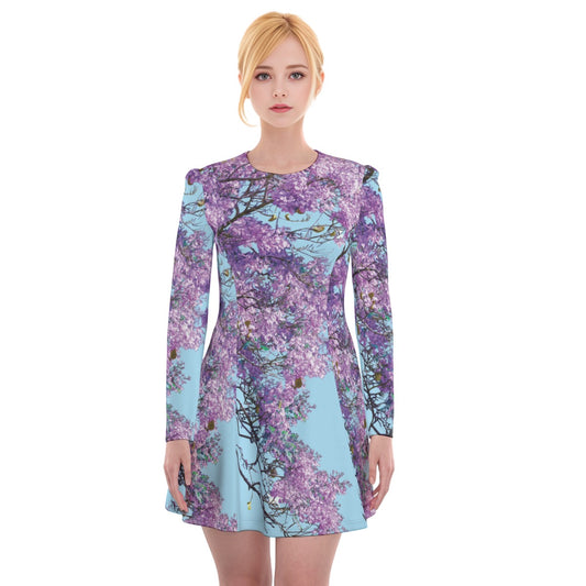“Jacaranda Season” Women's Irish Dress