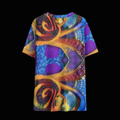 “Colour Vortex” Children's Round Neck T-Shirt|145GSM Birdseye