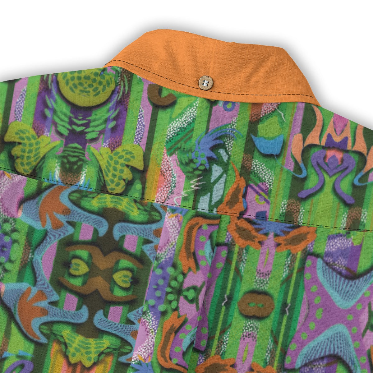 “Labyrinth” Green -Children's Shirt With Pocket | 125GSM Cotton