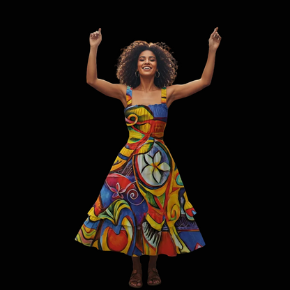 “Sassy” Women‘s Ruffle Hem Dress