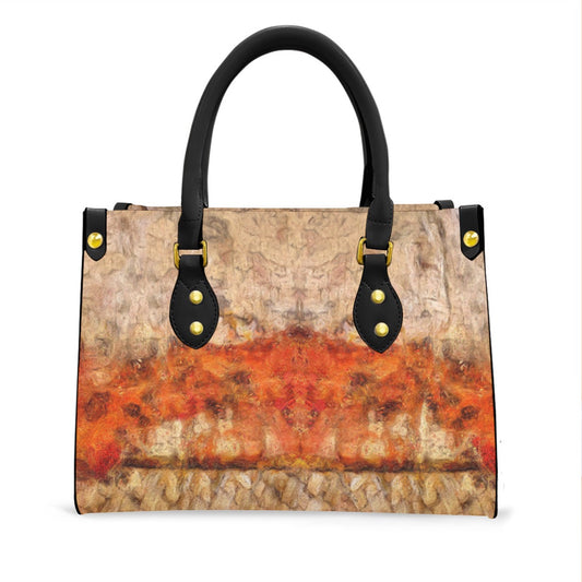 “Pacifica” Women's Tote Bag With Black Handle