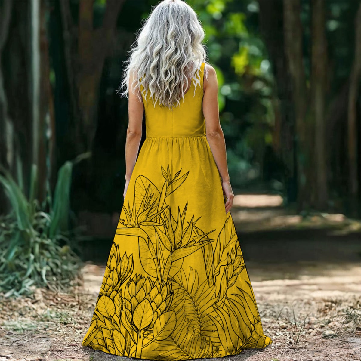 “Oscar” Women’s Sleeveless Maxi Dress