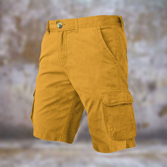 “Classic Yellow”  Men's Cargo Shorts