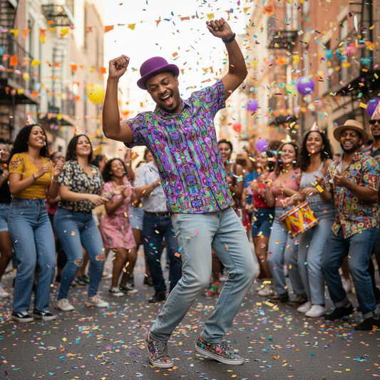 “Labyrinth”  Purple: Men's Business Collared Shirt|115GSM Cotton poplin