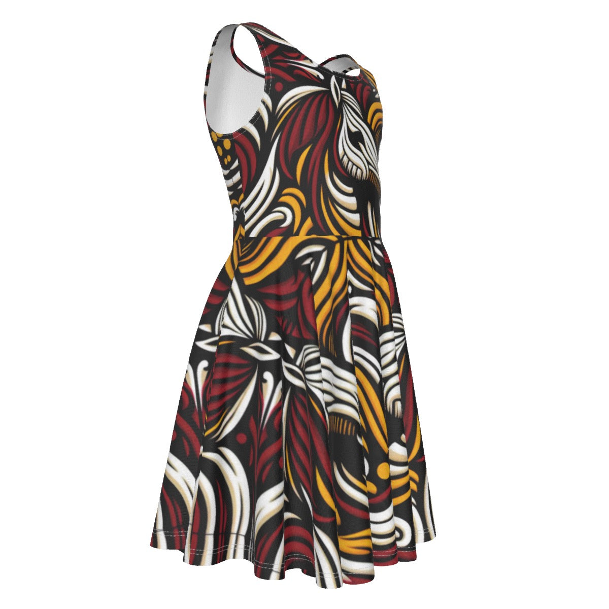 “Bronco” Kid's Sleeveless Vest Dress