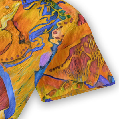 “Summer Soirée” Men's Breathable Cotton Shirt|125GSM