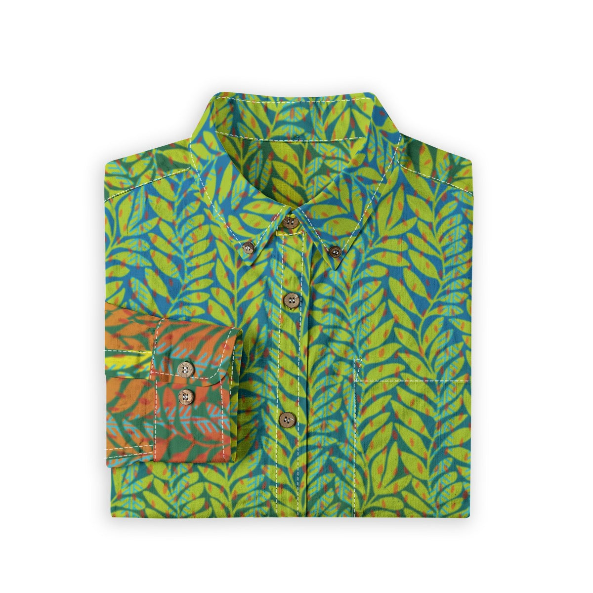 Men's Casual Lapel Long Sleeve Shirt|125GSM Cotton